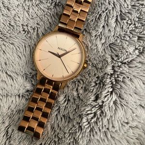 Nixon Kensington all rose gold watch